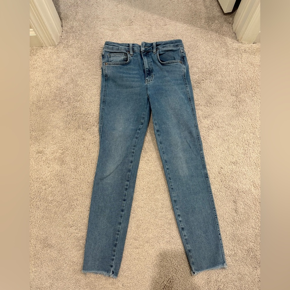 We the Free Ankle Cropped High-Waisted Skinny Jeans 28 Short